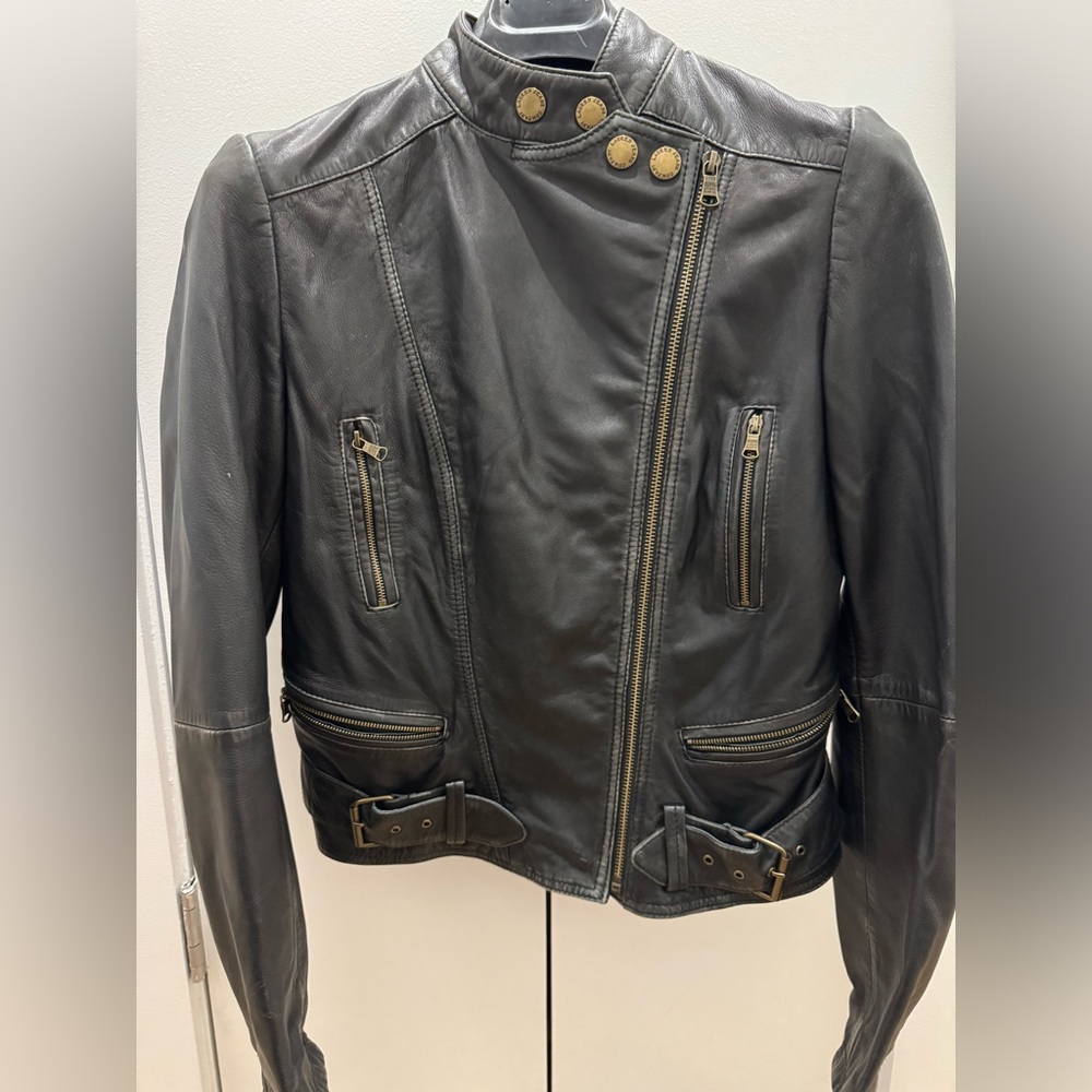 Ralph Lauren Leather Moto Jacket